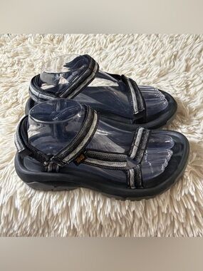 Teva Women's Hurricane XLT2 Sport Hiking Sandals Lago Black Grey Size 7